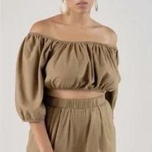 Ozma of California Georgia Regen Silk Noil Umber